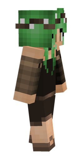 Brown skin: body, right side render