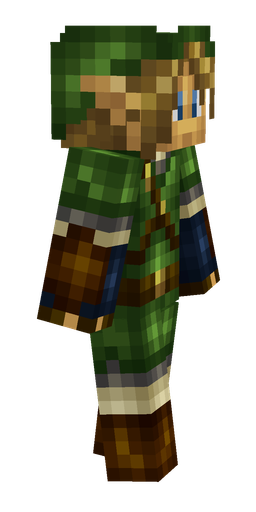 Black skin: body, right side render