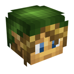 Black skin: head render