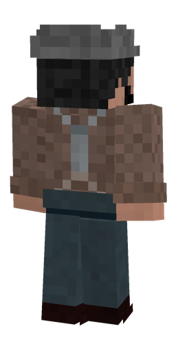 Blue skin: body, back render