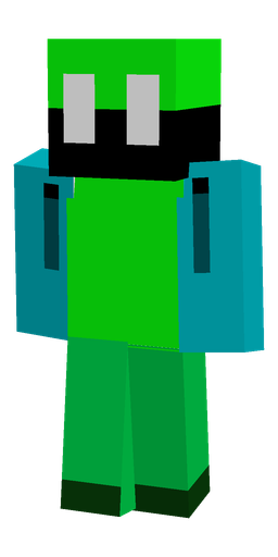 Blue skin: body, front render