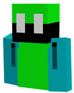Blue skin: bust render