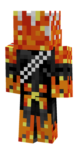 Black skin: body, back render