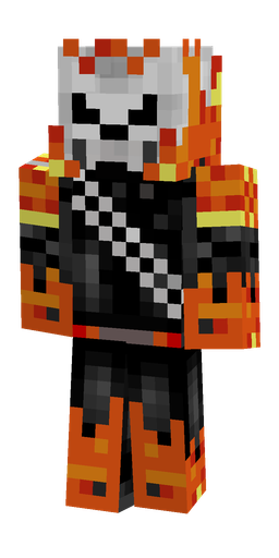 Black skin: body, front render