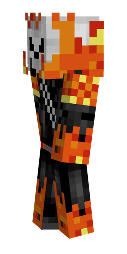 Black skin: body, left side render
