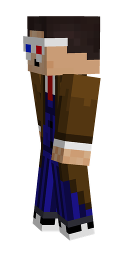 Black skin: body, left side render