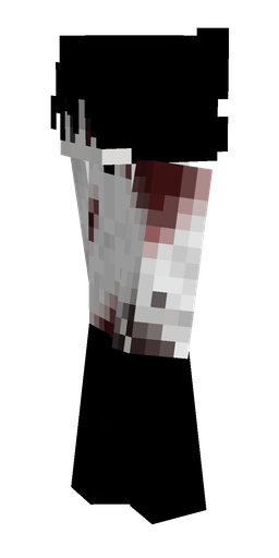 Black skin: body, left side render