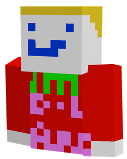 Blue skin: bust render