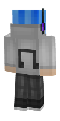 Black skin: body, back render