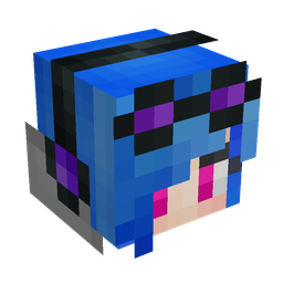 Black skin: head render