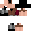 Black skin: raw texture render