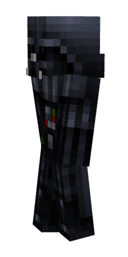 Black skin: body, left side render