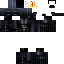 Black skin: raw texture render