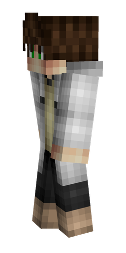 Black skin: body, left side render