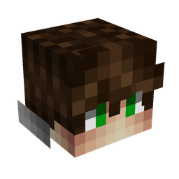 Black skin: head render