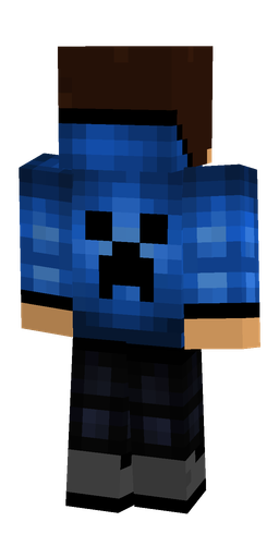 Black skin: body, back render