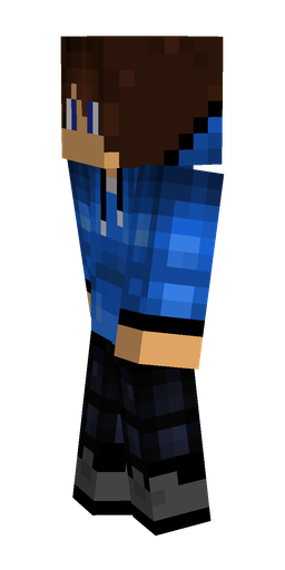 Black skin: body, left side render