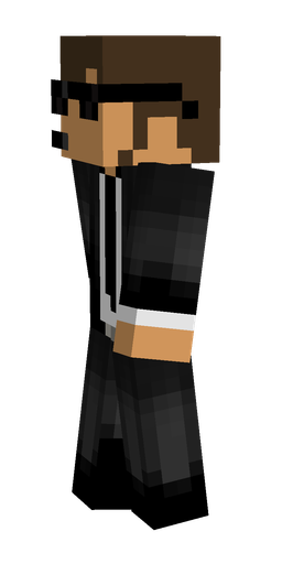 Black skin: body, left side render
