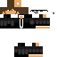 Black skin: raw texture render