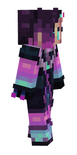 Black skin: body, right side render