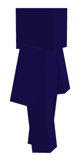 Blue skin: body, right side render