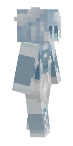 Blue skin: body, right side render