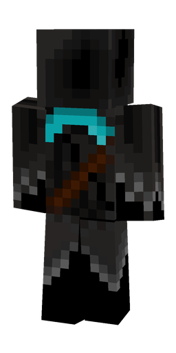 Black skin: body, back render