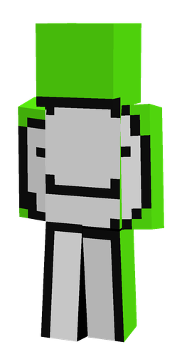 Green skin: body, front render