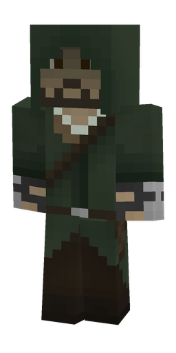 Black skin: body, front render