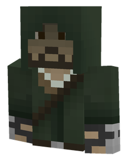 Black skin: bust render