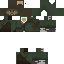 Black skin: raw texture render