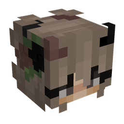 Black skin: head render