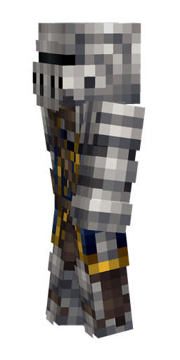 Black skin: body, left side render