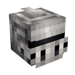 Black skin: head render