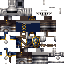 Black skin: raw texture render