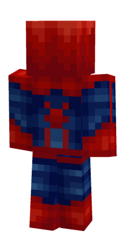 Blue skin: body, back render