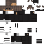 Black skin: raw texture render