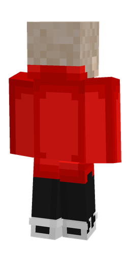 Black skin: body, back render