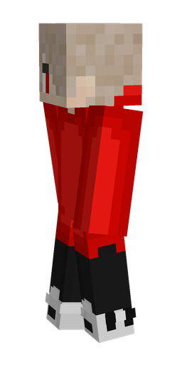 Black skin: body, left side render
