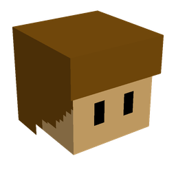 Black skin: head render