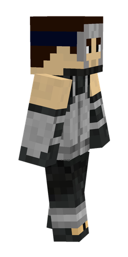 Black skin: body, right side render