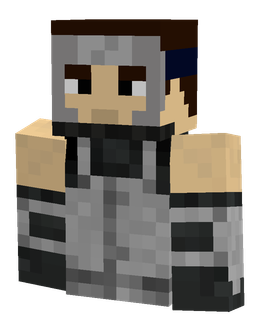 Black skin: bust render