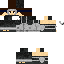 Black skin: raw texture render