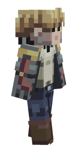 Black skin: body, right side render