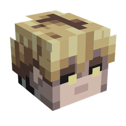 Black skin: head render