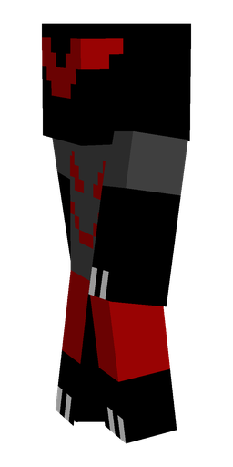 Black skin: body, left side render