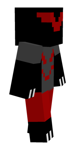 Black skin: body, right side render