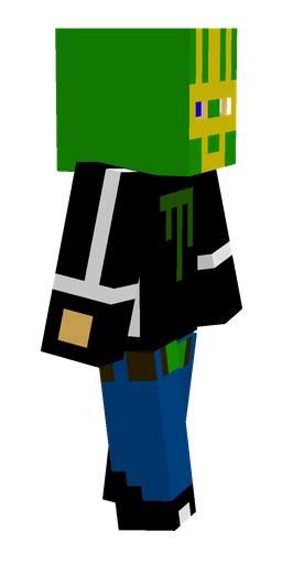 Black skin: body, right side render