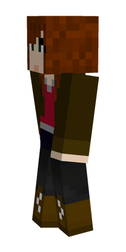 Black skin: body, left side render
