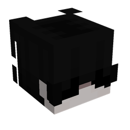 Black skin: head render